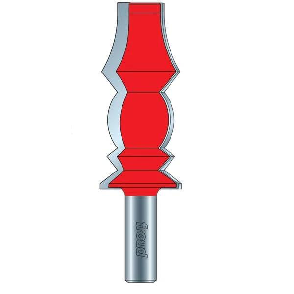 Wide Crown Molding Router Bit System - 1/2" SH - Profile:Lower 4